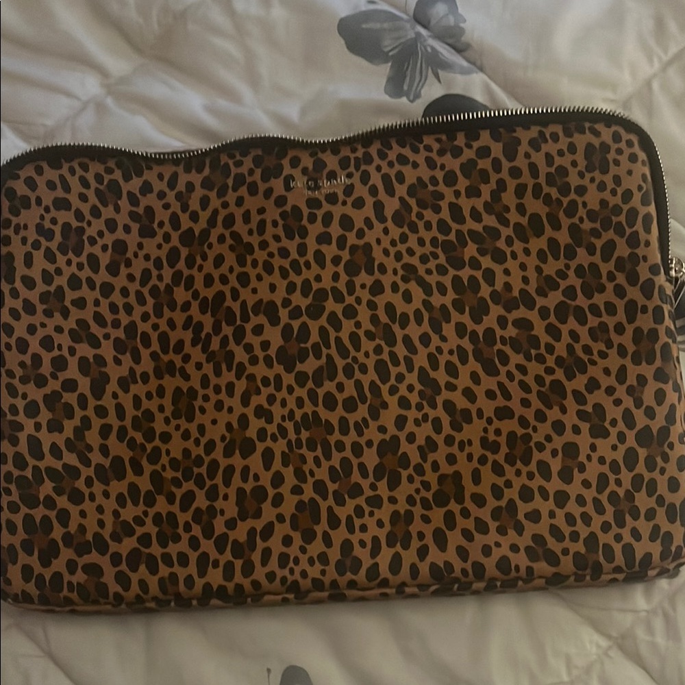 Kate Spade leopard print Laptop Sleeve